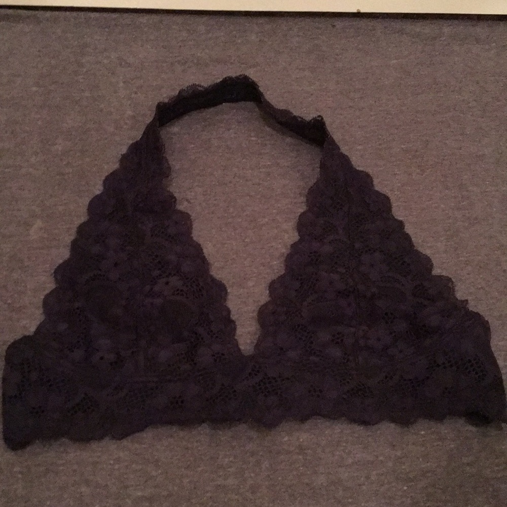 Free People Galloon Lace Halter Bra